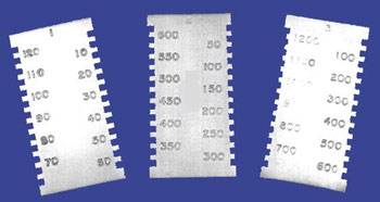 1115 Wet Film Comb Gages
