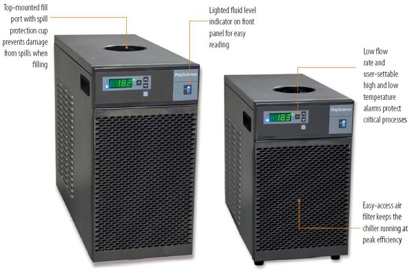 L-Series Space-Saving Low-Temperature Chillers